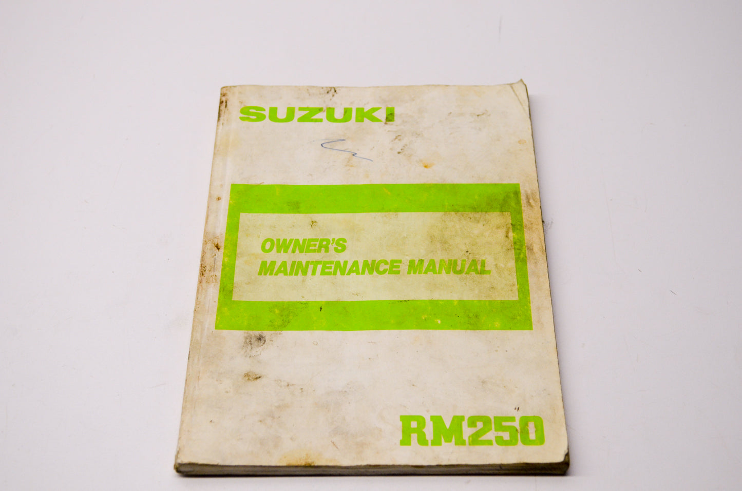 OEM Suzuki 99011-26C50-03A RM250 Owner's Maintenance Manual