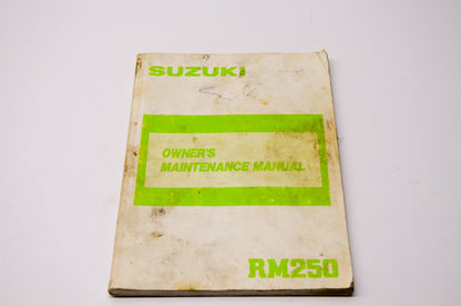 OEM Suzuki 99011-26C50-03A RM250 Owner's Maintenance Manual