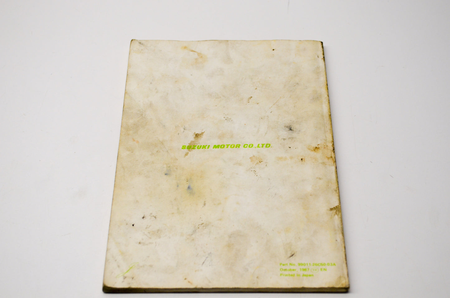 OEM Suzuki 99011-26C50-03A RM250 Owner's Maintenance Manual