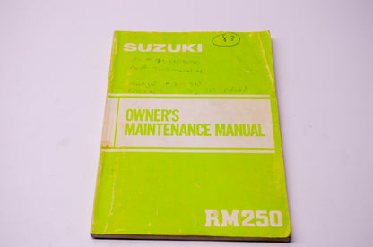 OEM Suzuki 99011-14321-03A RM250 Owner's Maintenance Manual