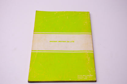 OEM Suzuki 99011-14321-03A RM250 Owner's Maintenance Manual