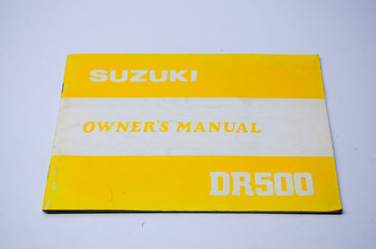 OEM Suzuki 99011-37420-03A DR500 Owner's Manual