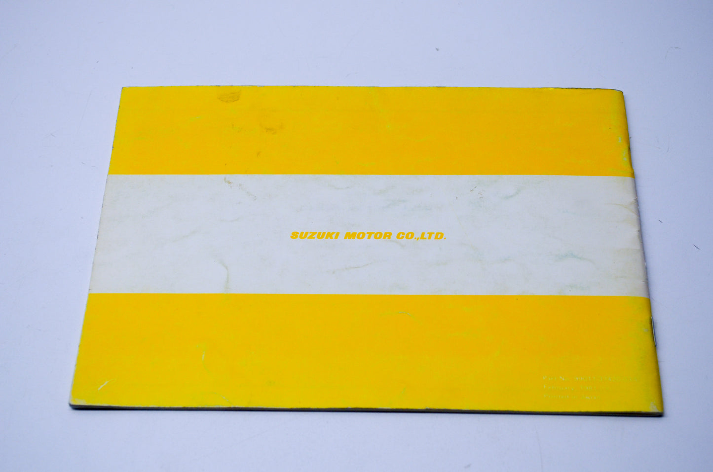 OEM Suzuki 99011-37420-03A DR500 Owner's Manual