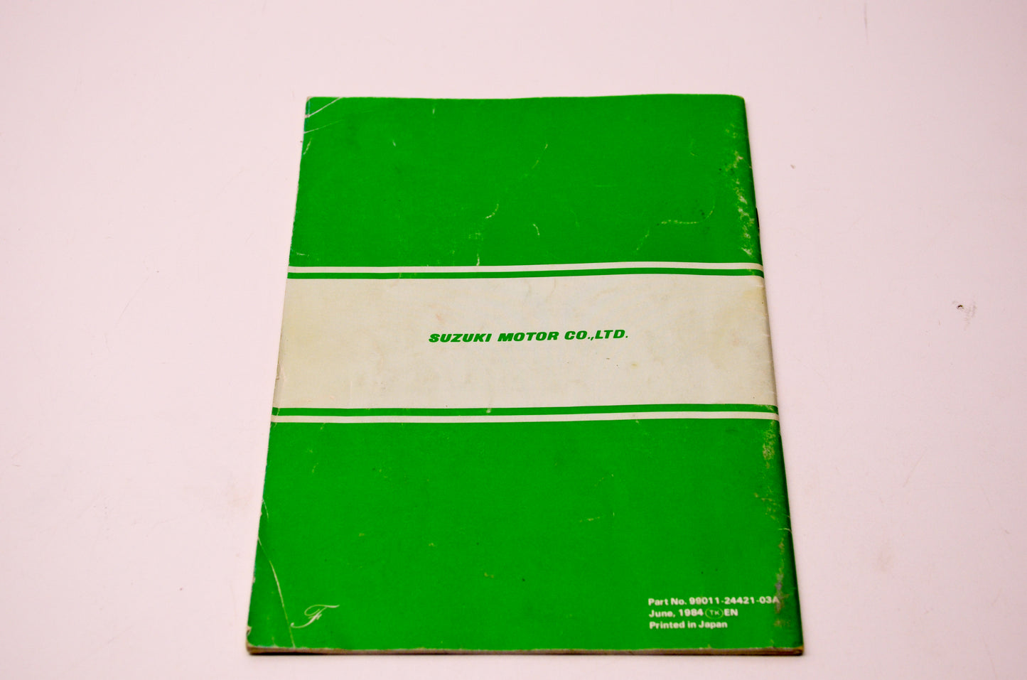 OEM Suzuki 99011-24421-03A LT185 Owner's Manual