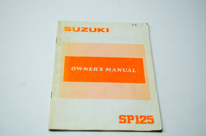 OEM Suzuki 99011-44A21-03A SP125 Owner's Manual