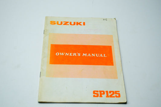 OEM Suzuki 99011-44A21-03A SP125 Owner's Manual