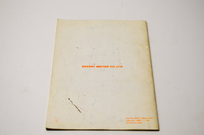 OEM Suzuki 99011-44A21-03A SP125 Owner's Manual
