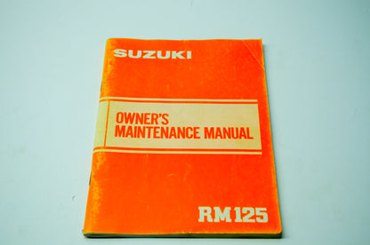 OEM Suzuki 99011-14521-03A RM125 Owner's Manual