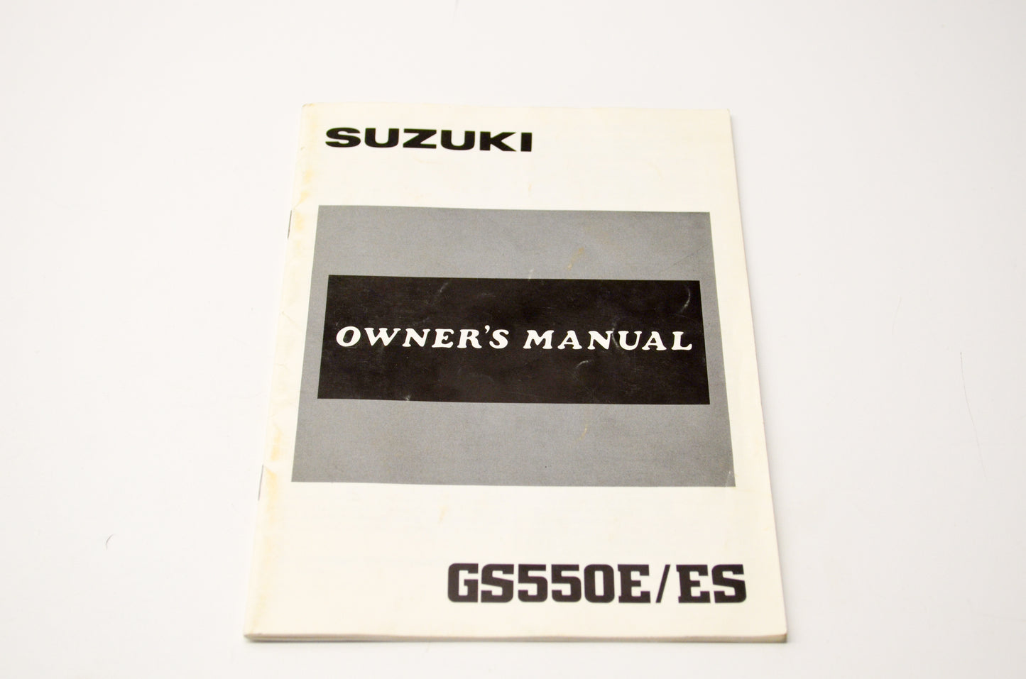 OEM Suzuki 99011-43423-03A GS550E/ES Owner's Manual