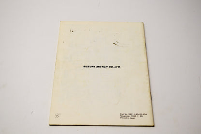 OEM Suzuki 99011-43423-03A GS550E/ES Owner's Manual