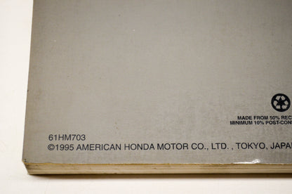New OEM Honda 61HM703 95-98 TRX400FW Service Shop Manual NOS