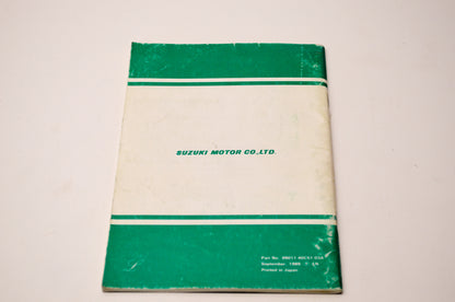 OEM Suzuki 99011-40C51-03A GSX-R1100 Owner's Manual