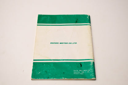 OEM Suzuki 99011-40C51-03A GSX-R1100 Owner's Manual