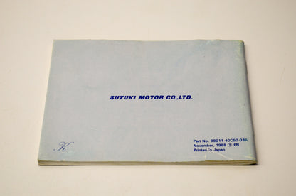 OEM Suzuki 99011-40C50-03A GSX-R1100 Owner's Manual