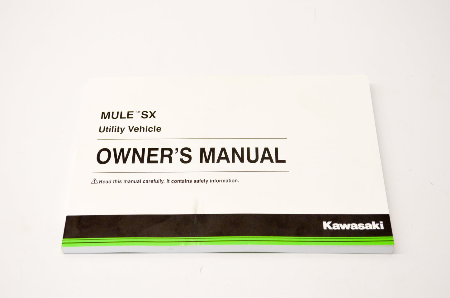 New OEM Kawasaki Mule SX Utility Vehicle Owner's Manual NOS