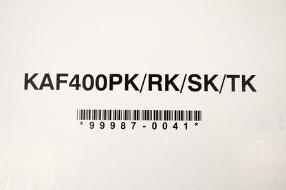 New OEM Kawasaki Mule SX Utility Vehicle Owner's Manual NOS