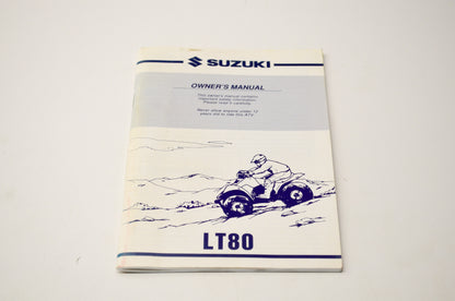 New OEM Suzuki 99011-40B64-03A LT80 Owner's Manual NOS