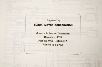 New OEM Suzuki 99011-40B64-03A LT80 Owner's Manual NOS