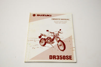 New OEM Suzuki 99011-14D91-03A DR350SE Owner's Manual NOS