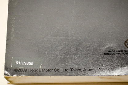 New OEM Honda 61HN855 06-11 TRX680FA/FGA Service Shop Manual NOS
