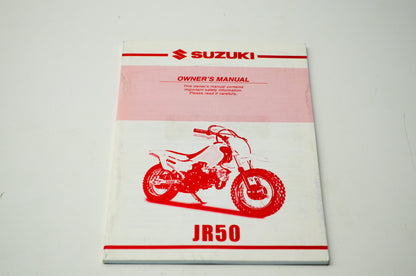 New OEM Suzuki 99011-04447-03A JR50 Owner's Manual NOS