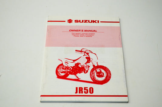 New OEM Suzuki 99011-04447-03A JR50 Owner's Manual NOS