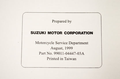 New OEM Suzuki 99011-04447-03A JR50 Owner's Manual NOS