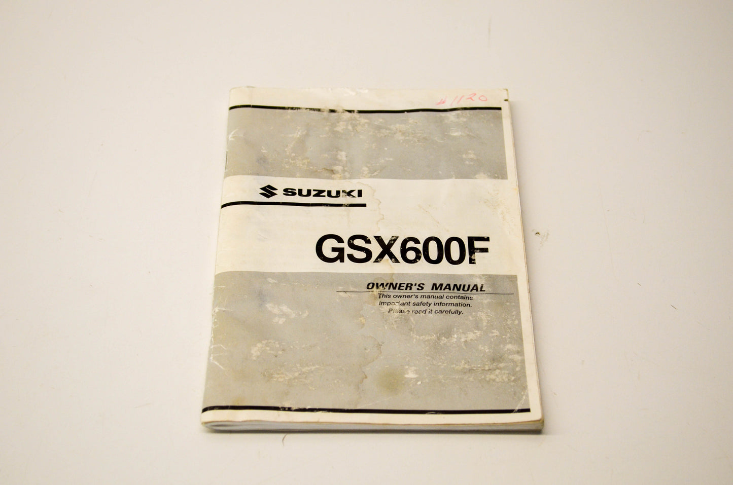 OEM Suzuki 99011-19C65-03A GSX600F Owner's Manual