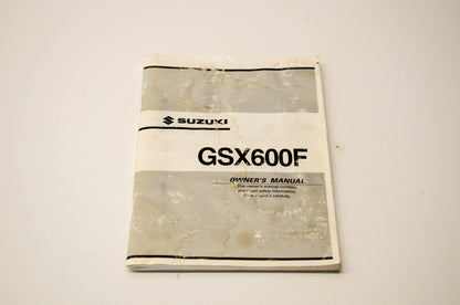 OEM Suzuki 99011-19C65-03A GSX600F Owner's Manual
