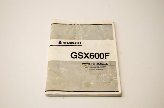 OEM Suzuki 99011-19C65-03A GSX600F Owner's Manual