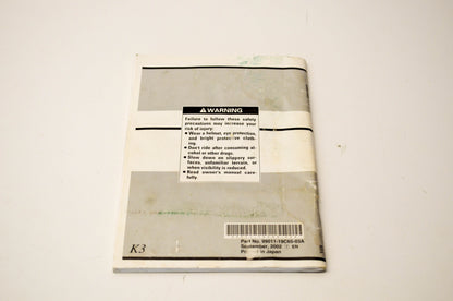 OEM Suzuki 99011-19C65-03A GSX600F Owner's Manual