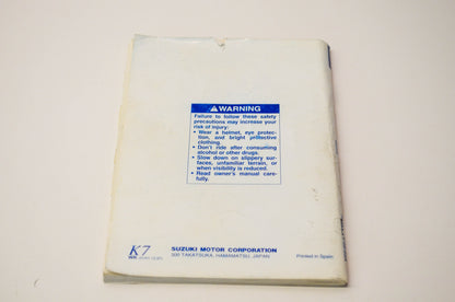OEM Suzuki 99011-13F58-03A GZ250 Owner's Manual