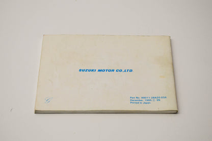 OEM Suzuki 99011-28A20-03A GSX-R750 Owner's Manual