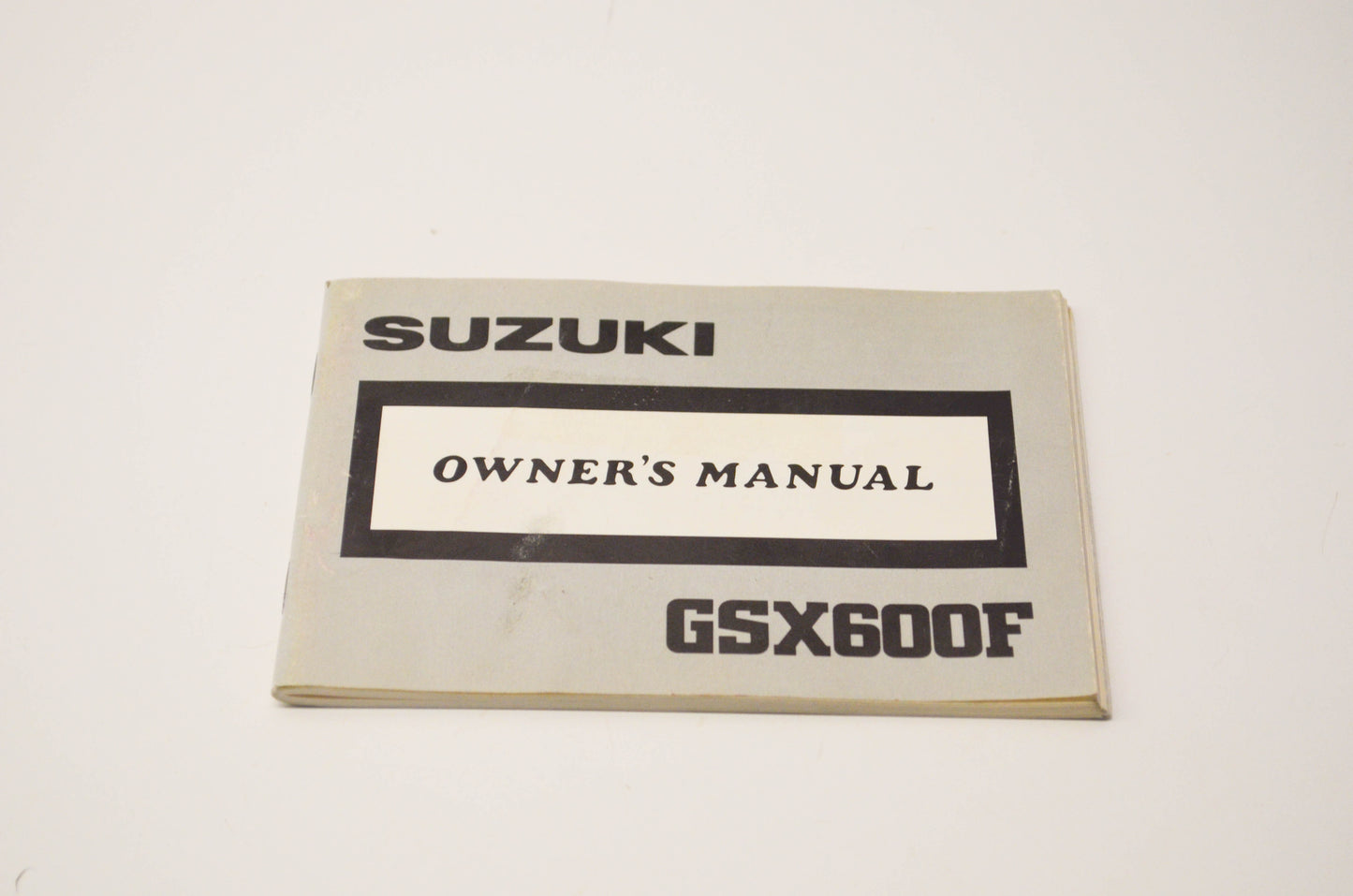 OEM Suzuki 99011-19C51-03A GSX600F Owner's Manual
