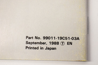 OEM Suzuki 99011-19C51-03A GSX600F Owner's Manual