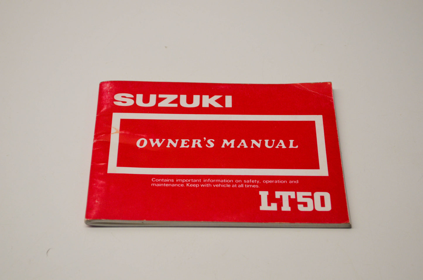 OEM Suzuki 99011-04233-03A LT50 Owner's Manual