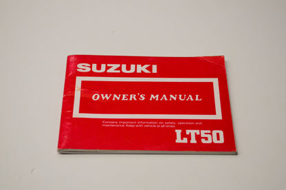 OEM Suzuki 99011-04233-03A LT50 Owner's Manual