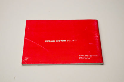 OEM Suzuki 99011-04233-03A LT50 Owner's Manual