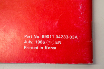 OEM Suzuki 99011-04233-03A LT50 Owner's Manual
