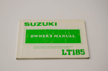 OEM Suzuki 99011-24422-03A LT185 Owner's Manual