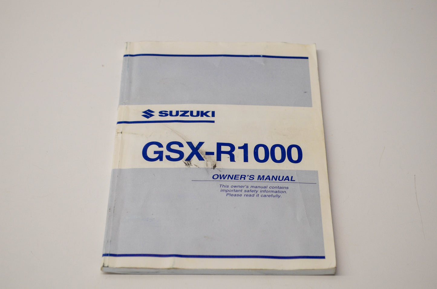 OEM Suzuki 99011-40F60-03A GSX-R1000 Owner's Manual