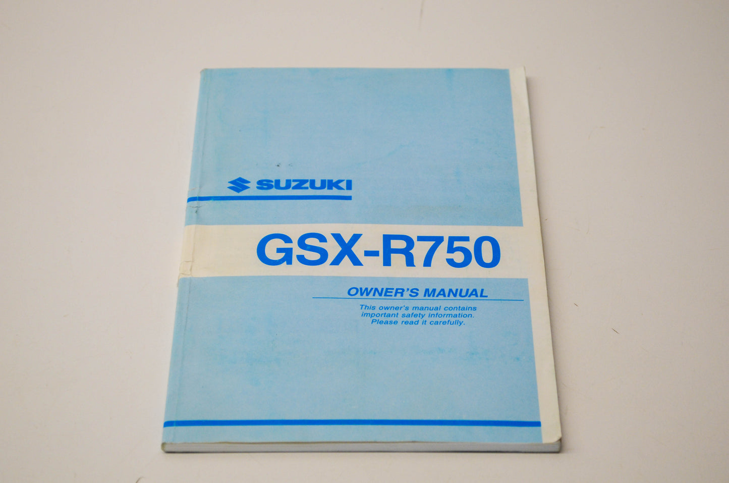 OEM Suzuki 99011-33F51-03A GSX-R750 Owner's Manual