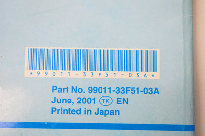 OEM Suzuki 99011-33F51-03A GSX-R750 Owner's Manual