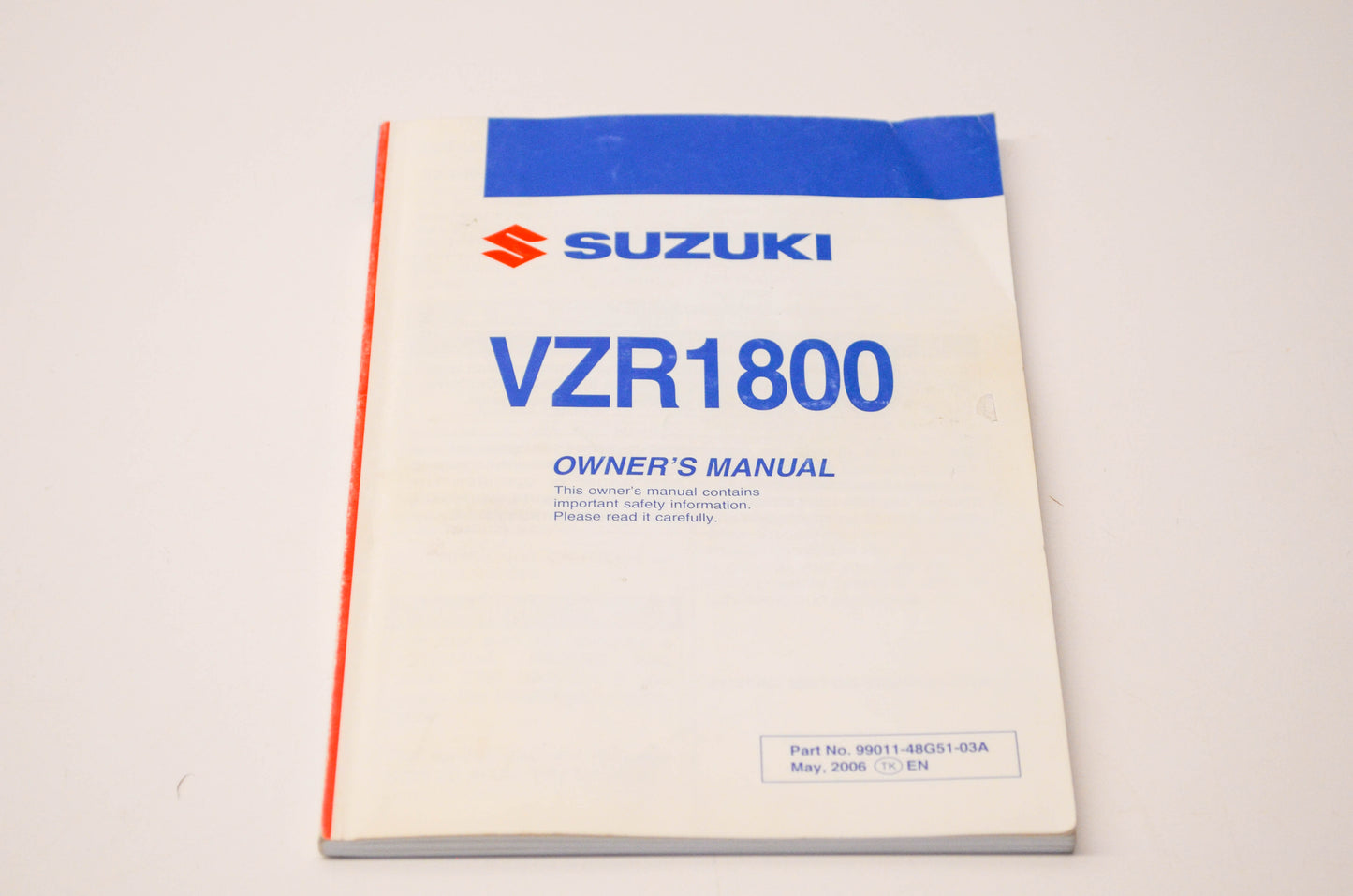 OEM Suzuki 99011-48G51-03A VZR1800 Owner's Manual