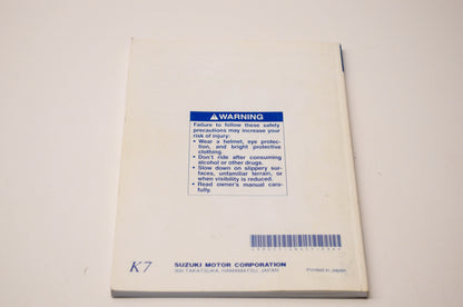 OEM Suzuki 99011-48G51-03A VZR1800 Owner's Manual