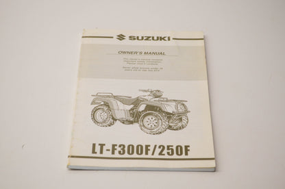 New OEM Suzuki 99011-19B71-03A LT-F300F/250F Owner's Manual NOS