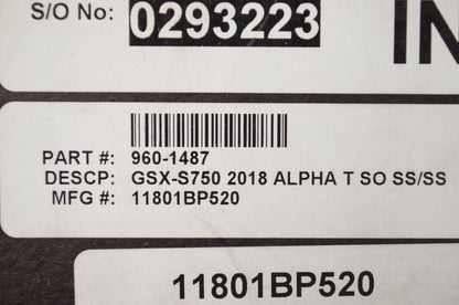 OEM Suzuki 2018-2020 Suzuki GSX-S750 Slip-on Exhaust