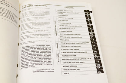 OEM Honda 61MBH02 98-00 VT1100C3 Shadow Aero Service Shop Manual