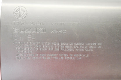 OEM Suzuki 14340-15H03-H01 2018 Hayabusa GSX1300R Left Muffler Slip-on