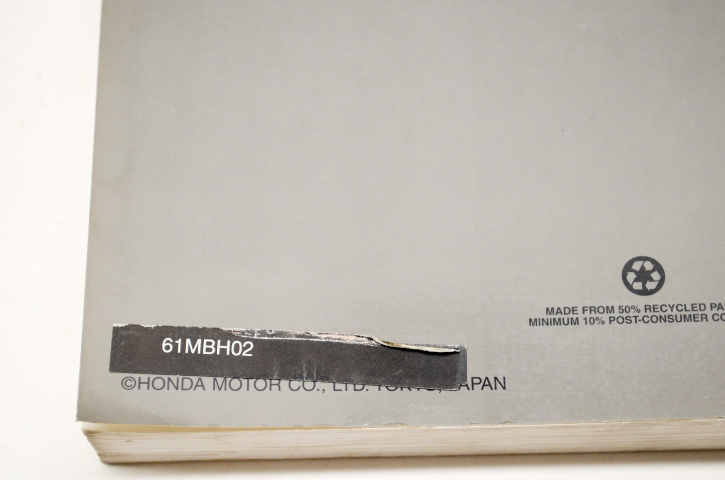 OEM Honda 61MBH02 98-00 VT1100C3 Shadow Aero Service Shop Manual